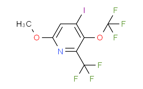 4-Iodo-6-methoxy-3-(trifluoromethoxy)-2-(trifluoromethyl)pyridine