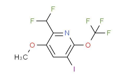 2-(Difluoromethyl)-5-iodo-3-methoxy-6-(trifluoromethoxy)pyridine