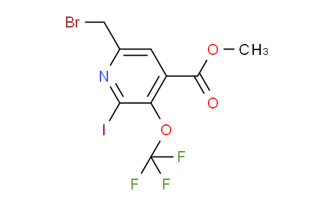 Methyl 6-(bromomethyl)-2-iodo-3-(trifluoromethoxy)pyridine-4-carboxylate