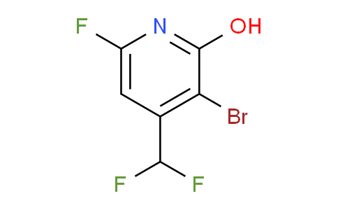 3-Bromo-4-(difluoromethyl)-6-fluoro-2-hydroxypyridine
