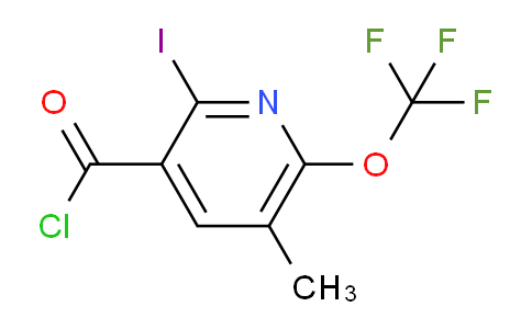 AM155955 | 1804359-20-3 | 2-Iodo-5-methyl-6-(trifluoromethoxy)pyridine-3-carbonyl chloride
