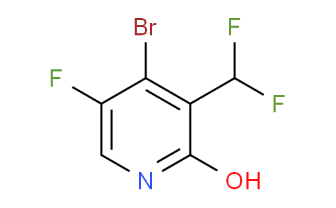 4-Bromo-3-(difluoromethyl)-5-fluoro-2-hydroxypyridine