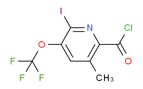 AM156019 | 1803965-54-9 | 2-Iodo-5-methyl-3-(trifluoromethoxy)pyridine-6-carbonyl chloride