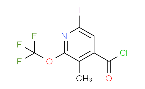 6-Iodo-3-methyl-2-(trifluoromethoxy)pyridine-4-carbonyl chloride