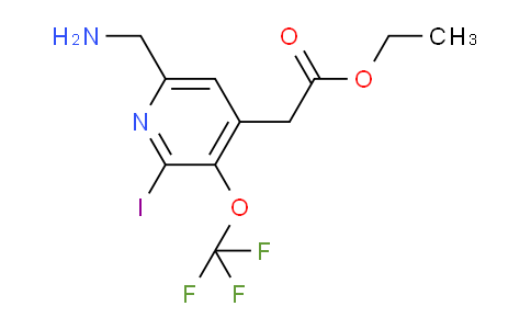 AM156026 | 1805019-28-6 | Ethyl 6-(aminomethyl)-2-iodo-3-(trifluoromethoxy)pyridine-4-acetate