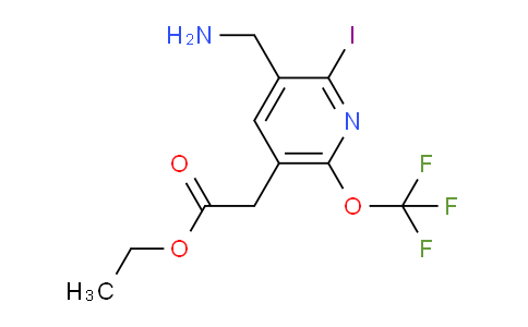 AM156029 | 1804625-38-4 | Ethyl 3-(aminomethyl)-2-iodo-6-(trifluoromethoxy)pyridine-5-acetate