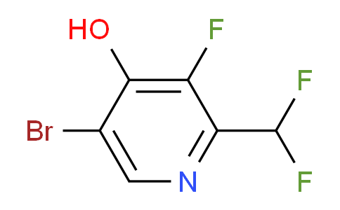 5-Bromo-2-(difluoromethyl)-3-fluoro-4-hydroxypyridine