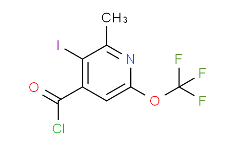 3-Iodo-2-methyl-6-(trifluoromethoxy)pyridine-4-carbonyl chloride