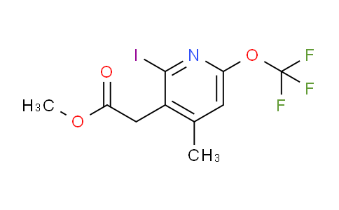 Methyl 2-iodo-4-methyl-6-(trifluoromethoxy)pyridine-3-acetate