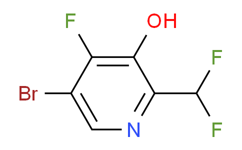 5-Bromo-2-(difluoromethyl)-4-fluoro-3-hydroxypyridine