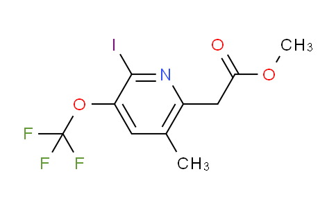 AM156041 | 1804775-43-6 | Methyl 2-iodo-5-methyl-3-(trifluoromethoxy)pyridine-6-acetate
