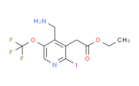 AM156042 | 1804735-17-8 | Ethyl 4-(aminomethyl)-2-iodo-5-(trifluoromethoxy)pyridine-3-acetate
