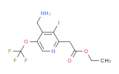 AM156047 | 1806180-15-3 | Ethyl 4-(aminomethyl)-3-iodo-5-(trifluoromethoxy)pyridine-2-acetate