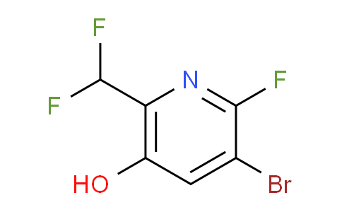 3-Bromo-6-(difluoromethyl)-2-fluoro-5-hydroxypyridine