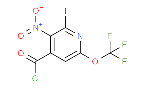 2-Iodo-3-nitro-6-(trifluoromethoxy)pyridine-4-carbonyl chloride