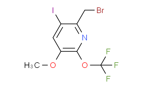 2-(Bromomethyl)-3-iodo-5-methoxy-6-(trifluoromethoxy)pyridine