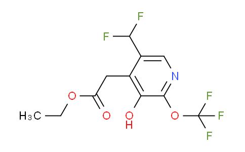 AM156101 | 1805923-74-3 | Ethyl 5-(difluoromethyl)-3-hydroxy-2-(trifluoromethoxy)pyridine-4-acetate