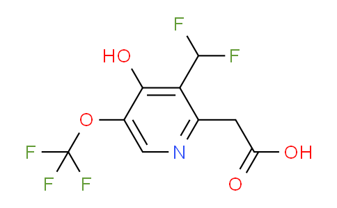 AM156110 | 1806048-12-3 | 3-(Difluoromethyl)-4-hydroxy-5-(trifluoromethoxy)pyridine-2-acetic acid