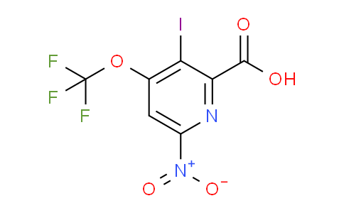3-Iodo-6-nitro-4-(trifluoromethoxy)pyridine-2-carboxylic acid