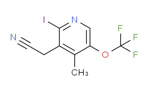 AM156181 | 1806171-66-3 | 2-Iodo-4-methyl-5-(trifluoromethoxy)pyridine-3-acetonitrile