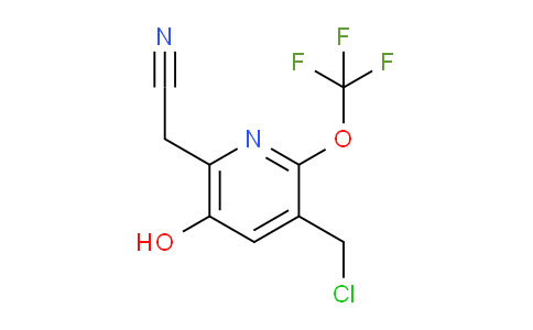 AM156184 | 1804825-48-6 | 3-(Chloromethyl)-5-hydroxy-2-(trifluoromethoxy)pyridine-6-acetonitrile