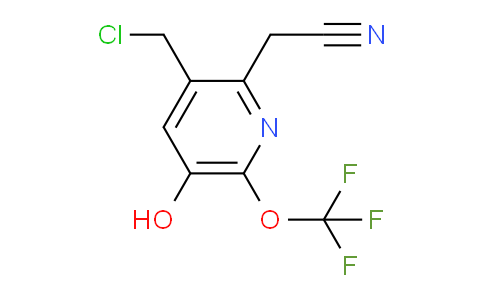 AM156186 | 1804637-48-6 | 3-(Chloromethyl)-5-hydroxy-6-(trifluoromethoxy)pyridine-2-acetonitrile