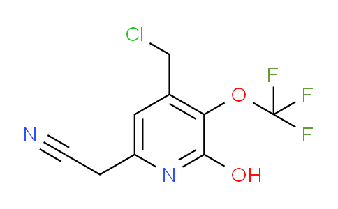 AM156188 | 1804480-92-9 | 4-(Chloromethyl)-2-hydroxy-3-(trifluoromethoxy)pyridine-6-acetonitrile