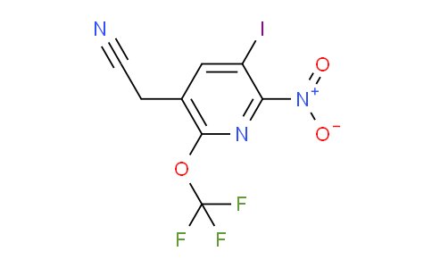 AM156192 | 1804828-40-7 | 3-Iodo-2-nitro-6-(trifluoromethoxy)pyridine-5-acetonitrile