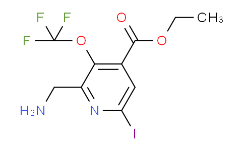 AM156207 | 1804361-22-5 | Ethyl 2-(aminomethyl)-6-iodo-3-(trifluoromethoxy)pyridine-4-carboxylate