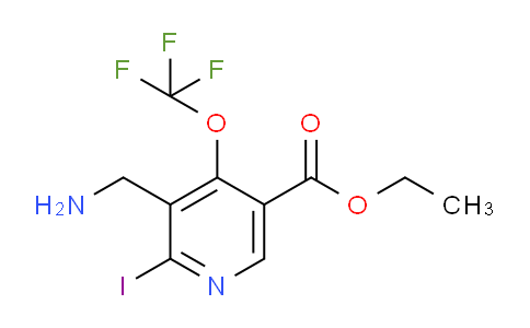 Ethyl 3-(aminomethyl)-2-iodo-4-(trifluoromethoxy)pyridine-5-carboxylate