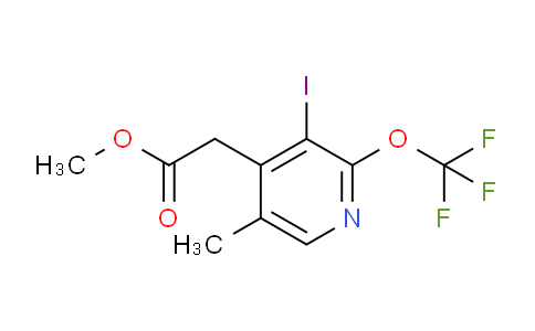 AM156220 | 1804736-16-0 | Methyl 3-iodo-5-methyl-2-(trifluoromethoxy)pyridine-4-acetate