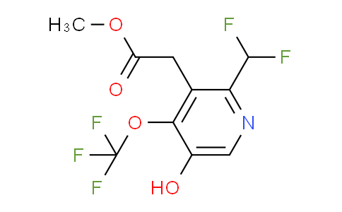 AM156222 | 1806728-04-0 | Methyl 2-(difluoromethyl)-5-hydroxy-4-(trifluoromethoxy)pyridine-3-acetate