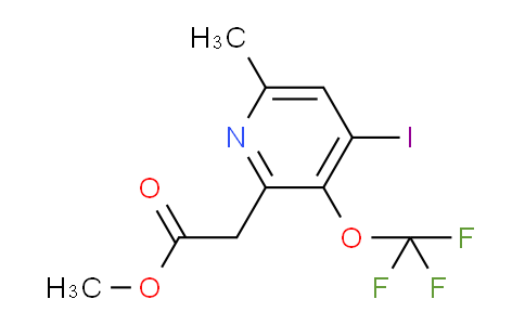 Methyl 4-iodo-6-methyl-3-(trifluoromethoxy)pyridine-2-acetate