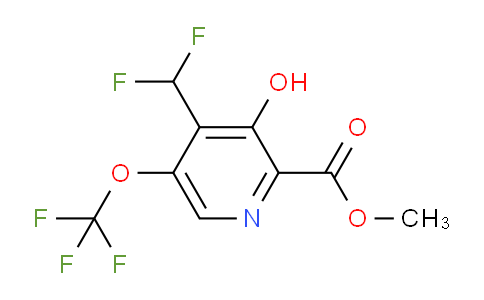 Methyl 4-(difluoromethyl)-3-hydroxy-5-(trifluoromethoxy)pyridine-2-carboxylate