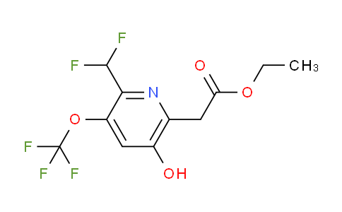 AM156232 | 1804359-67-8 | Ethyl 2-(difluoromethyl)-5-hydroxy-3-(trifluoromethoxy)pyridine-6-acetate