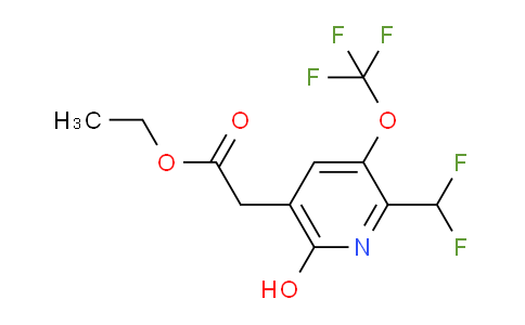 AM156237 | 1804829-37-5 | Ethyl 2-(difluoromethyl)-6-hydroxy-3-(trifluoromethoxy)pyridine-5-acetate