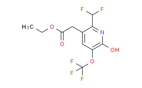 AM156239 | 1806728-43-7 | Ethyl 2-(difluoromethyl)-6-hydroxy-5-(trifluoromethoxy)pyridine-3-acetate