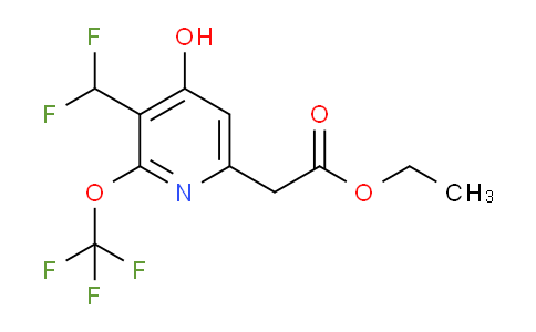AM156248 | 1806164-34-0 | Ethyl 3-(difluoromethyl)-4-hydroxy-2-(trifluoromethoxy)pyridine-6-acetate