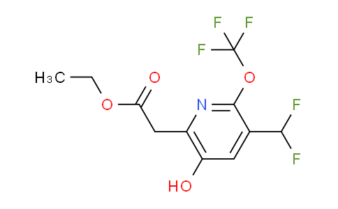AM156251 | 1804829-98-8 | Ethyl 3-(difluoromethyl)-5-hydroxy-2-(trifluoromethoxy)pyridine-6-acetate