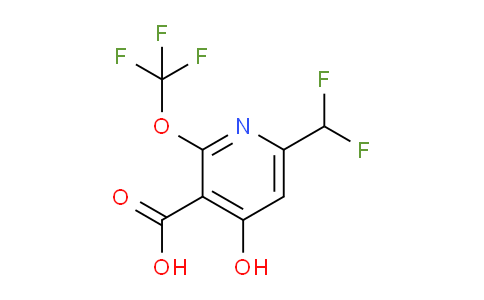 6-(Difluoromethyl)-4-hydroxy-2-(trifluoromethoxy)pyridine-3-carboxylic acid
