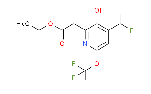 AM156257 | 1804480-45-2 | Ethyl 4-(difluoromethyl)-3-hydroxy-6-(trifluoromethoxy)pyridine-2-acetate