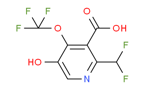 AM156258 | 1803960-52-2 | 2-(Difluoromethyl)-5-hydroxy-4-(trifluoromethoxy)pyridine-3-carboxylic acid