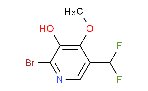 2-Bromo-5-(difluoromethyl)-3-hydroxy-4-methoxypyridine