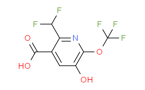 AM156262 | 1806049-21-7 | 2-(Difluoromethyl)-5-hydroxy-6-(trifluoromethoxy)pyridine-3-carboxylic acid