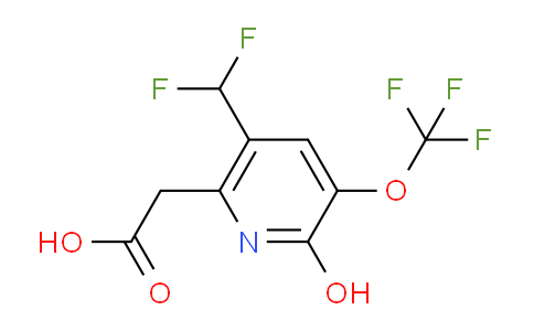 AM156275 | 1804480-05-4 | 5-(Difluoromethyl)-2-hydroxy-3-(trifluoromethoxy)pyridine-6-acetic acid