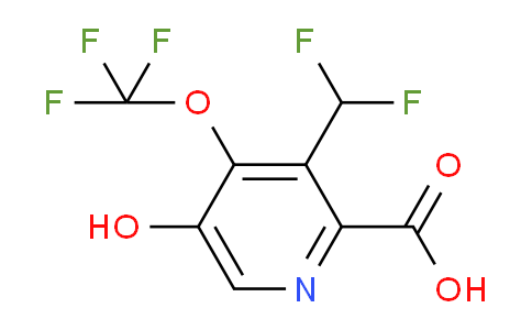 AM156282 | 1806160-17-7 | 3-(Difluoromethyl)-5-hydroxy-4-(trifluoromethoxy)pyridine-2-carboxylic acid