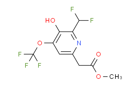 AM156285 | 1806195-00-5 | Methyl 2-(difluoromethyl)-3-hydroxy-4-(trifluoromethoxy)pyridine-6-acetate
