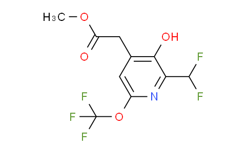 AM156287 | 1804359-41-8 | Methyl 2-(difluoromethyl)-3-hydroxy-6-(trifluoromethoxy)pyridine-4-acetate