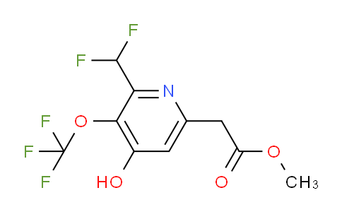 AM156288 | 1804726-24-6 | Methyl 2-(difluoromethyl)-4-hydroxy-3-(trifluoromethoxy)pyridine-6-acetate
