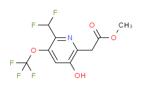 AM156299 | 1806048-76-9 | Methyl 2-(difluoromethyl)-5-hydroxy-3-(trifluoromethoxy)pyridine-6-acetate